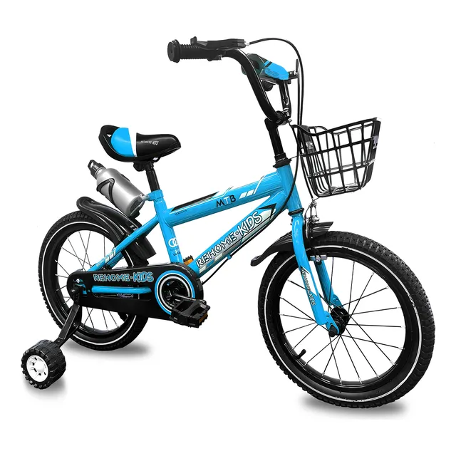 Bicicleta Infantil Deportiva Niños R16 Con Ruedas Auxiliares
