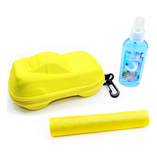 Estuche De Lentes Para Niños Kit 3 En 1 (solución + Paño) Estuche De Lentes Para Niños Kit 3 En 1 (solución + Paño)