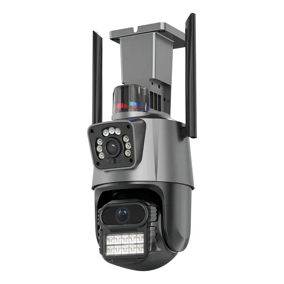 Camara Ptz Ip Inalambrico Doble Lente Exterior 6mp 4x Epa Color Gris Oscuro