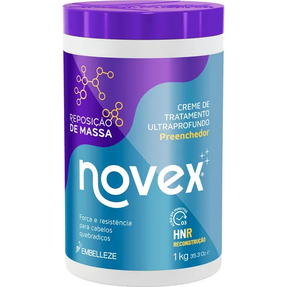 Creme De Tratamento Novex Reposição De Massa 1kg Tamanho Unica-1kg