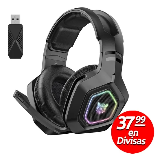 Audifono Gamer Inalambrico Microfono Bluetooth Recagable