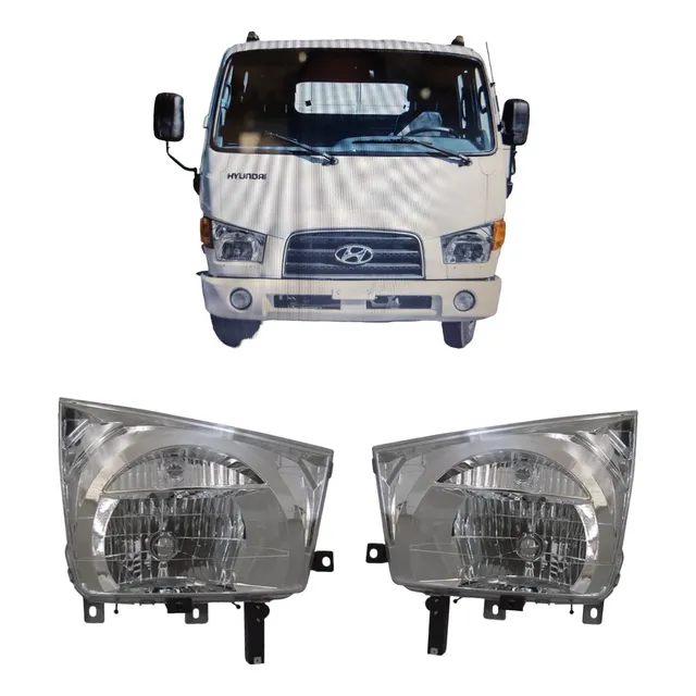 Faros Ópticas Hyundai Hd65 Hd72 Hd78 Delanteros Pares