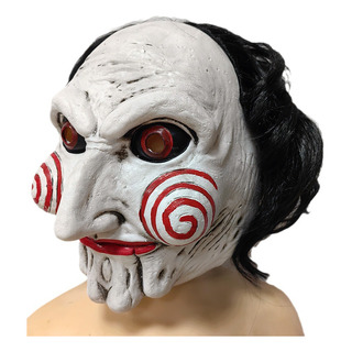 Mascara Halloween Saw Jigsaw Latex Antifaz Terror Cosplay Mascara Halloween Saw Jigsaw Latex Antifaz Terror Cosplay