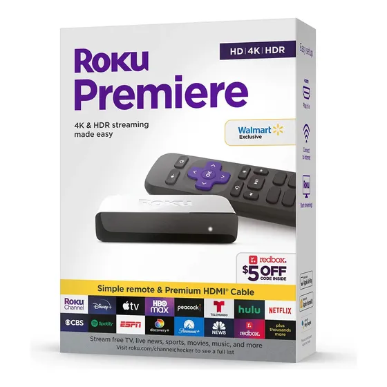 Roku Premiere Hd 4k Hdr Streaming Netflix Youtube Hbo Tv
