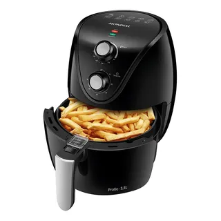 Fritadeira Air Fry Mondial New Pratic Preta Af-31 3,5l 1500w Fritadeira Air Fry Mondial New Pratic Preta Af-31 3,5l 1500w