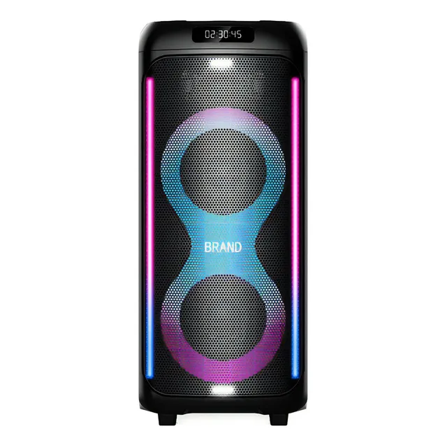 Parlante Karaoke Bluetooth Atenea 8x2 Con Micrófono Color Negro