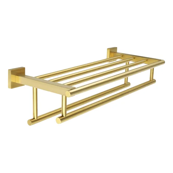 Toallero Doble Montado Pared 19.7 in Acero Inoxidable
