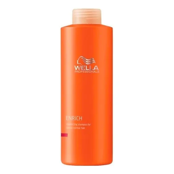 Shampoo Wella Enrich Nutricion Pelo Seco O Dañado X 1000 Ml