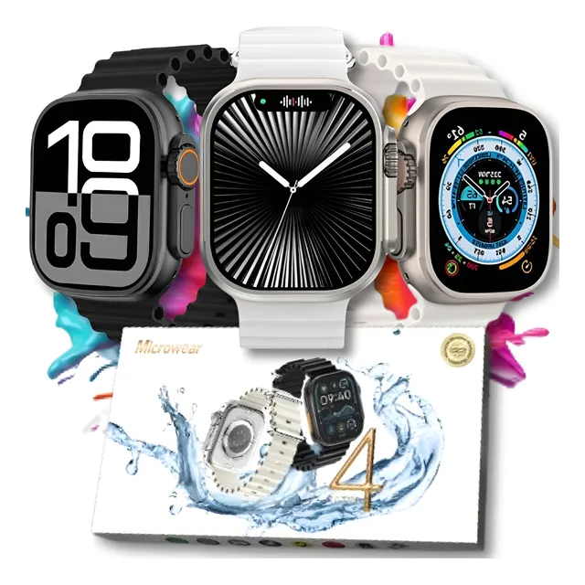 Relógio Inteligente Smartwatch Ultra U4 Chatgpt Tela Amoled
