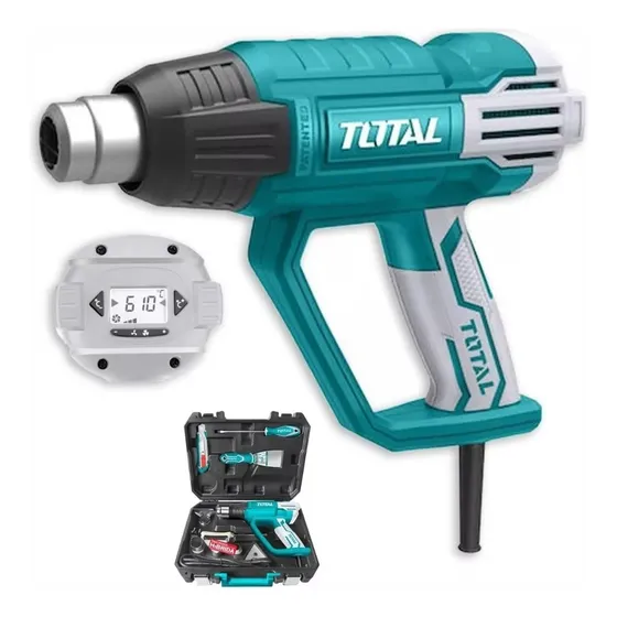 Pistola De Calor Temperatura Regulable 2000w Total Tb20062 Color Azul