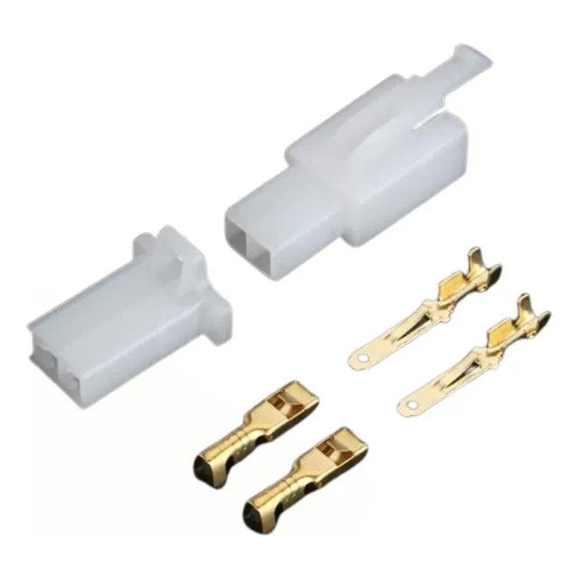 Conector Automotriz Carro Y Moto 2 Pines Pacha Macho Hembra