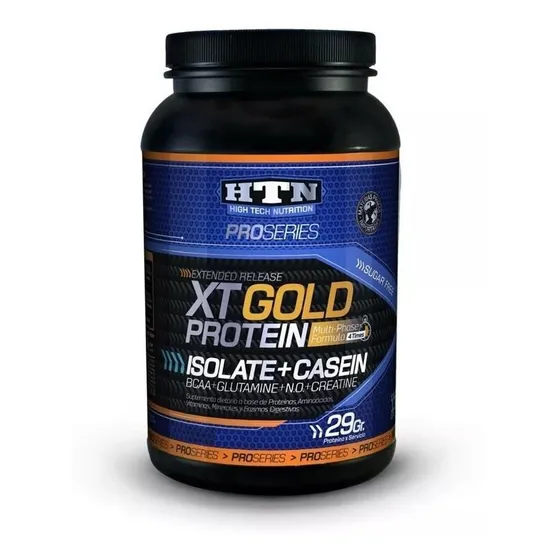 Htn Proteina Xt Gold 1 Kg Whey Caseina Glutamina Isolada