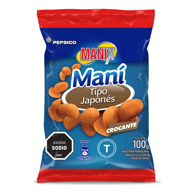 Maní Tipo Japones Maníx 100 Grs.