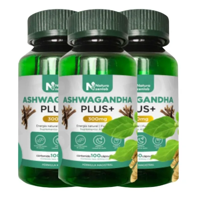 Pack 3 Ashwagandha Plus+ Natura Zenlab