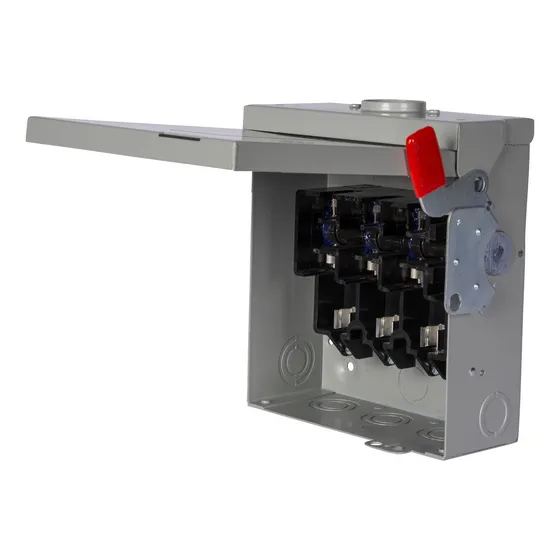 Gf323n Interruptor De Seguridad 3x100 Nema 1 C/portafusible