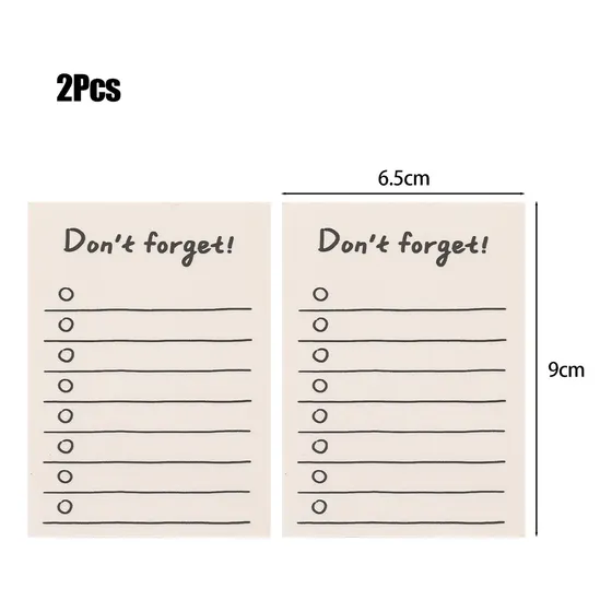Livro De Notas Da Série To Do Simple Line, 2 Unidades