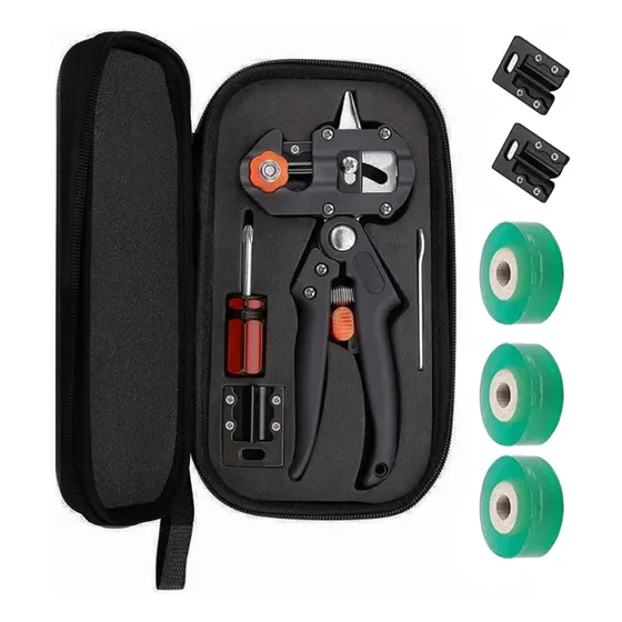 Kit De Injerto Profesional: Podadora Con 3 Cuchillas Y Cinta