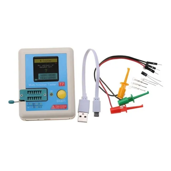 Tester Multifuncional Lcr-tc7 Tft Diodo Triodo Capacitancia