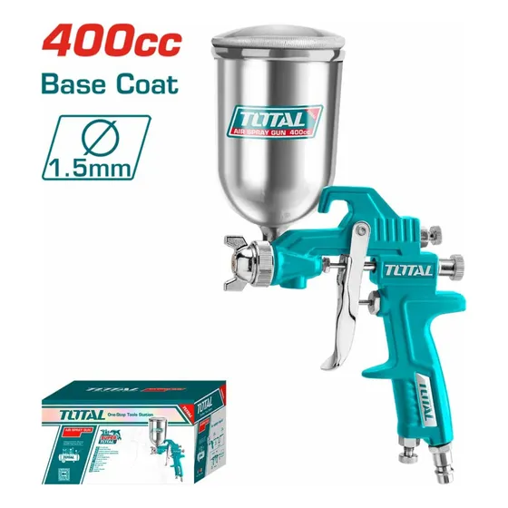 Pistola Para Pintar A Gravedad 400cc Total Tools