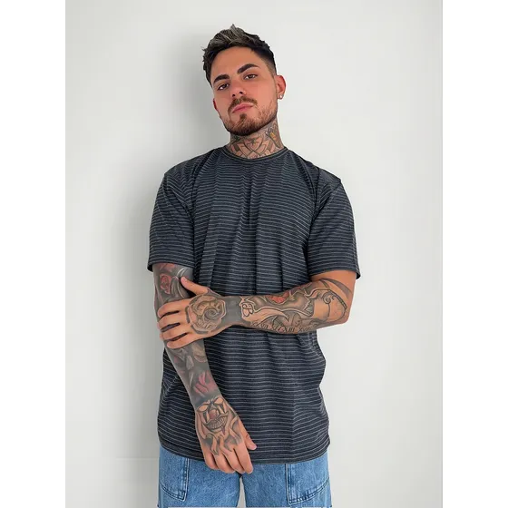 Remera Manaflo Rayada Jersey