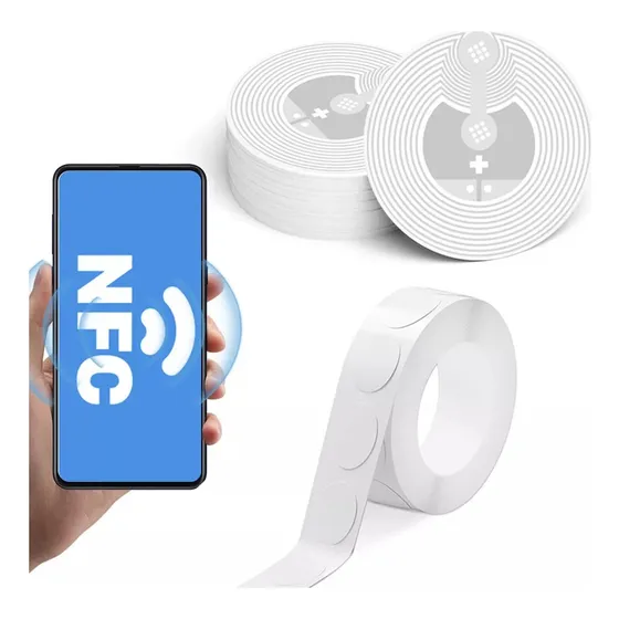 Kit De 10 Etiquetas Tag Ntag215 Nfc Sticker Rfid 13.56mhz 