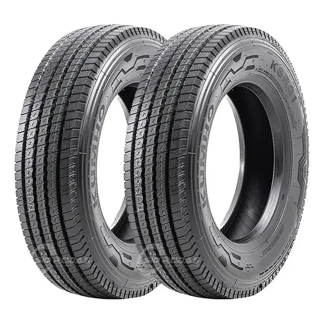 Kit 2 Pneu Aro 17.5 235/75r17.5 Kumho Ksr01 143/141 J