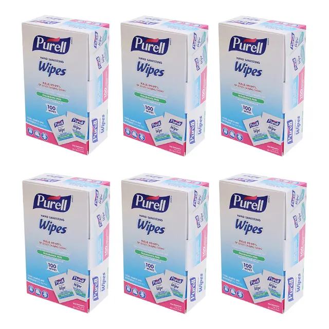 Toallitas Desinfectantes Purell Individuales 600pz / 9022-10