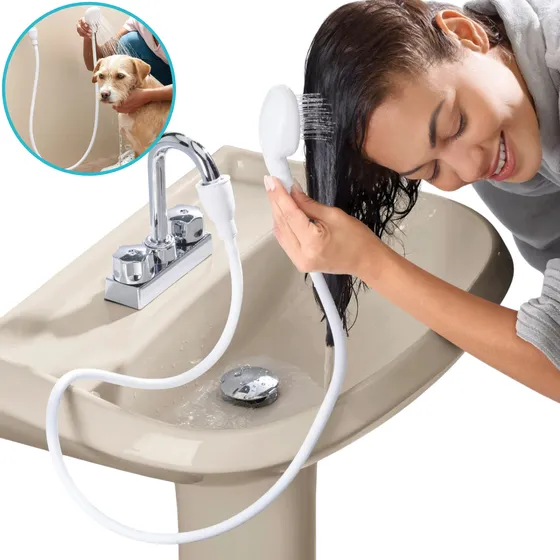 Extensión De Manguera Para Lavabo Lavamanos Lavar Cabello