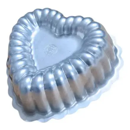 X2 Molde Aluminio Forma Ballerine Corazón P C1502 Caparroz