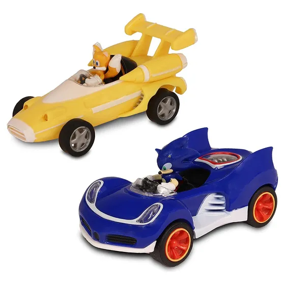 Sonic Transformed All-stars Racing Tails - Sonic Carros 2pk 