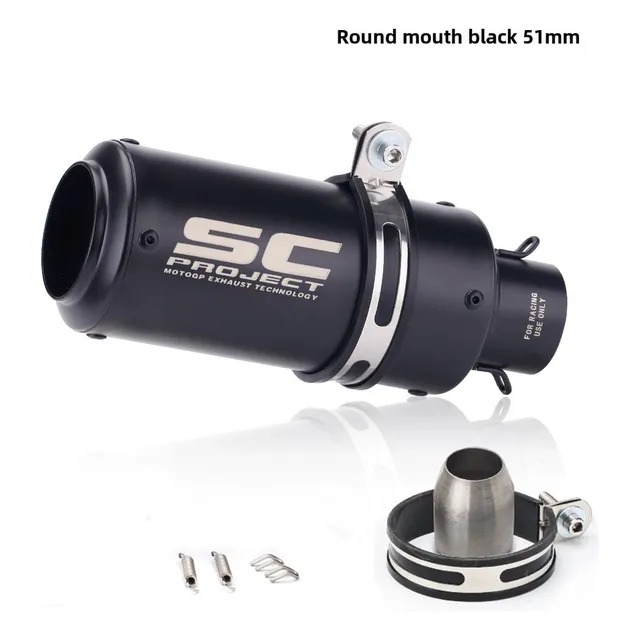 Tubo De Escape Sc Custom Slip-on 250sr Z900 R6 R1 R3