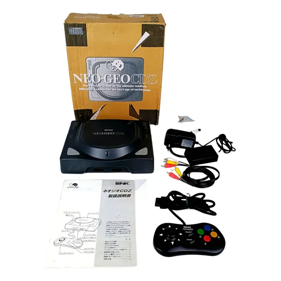 Neo Geo Cdz Console System Boxed Cd-t02 [ Snk ] Na Caixa 100% Original, Testado Funcionando Perfeito