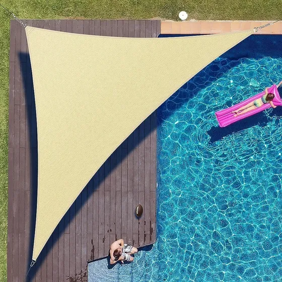 Toldo Triangular Tipo Vela Importado, 3,6x3,6x3,6 Metros. 