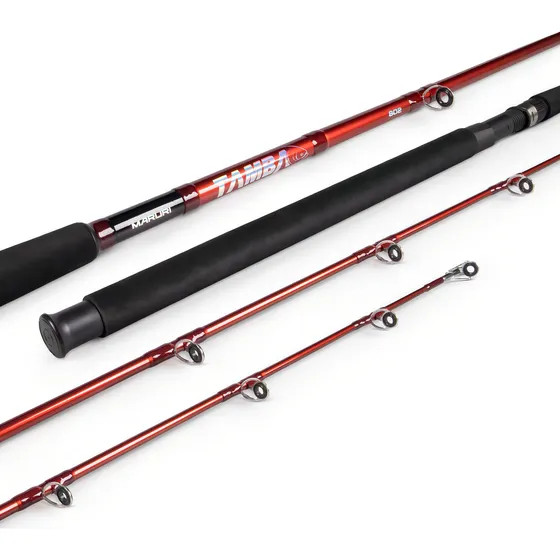 Vara Carretilha Maruri Tamba C-702xh 2,13m 40-80lb 2 Partes Cor Vermelho