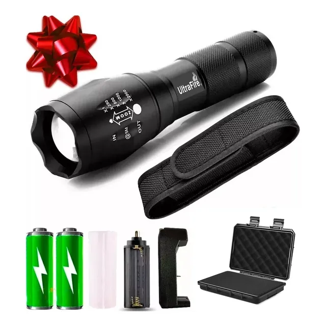 Linternas Tacticas Ultra Potente Led Recargable 15000 Lumens