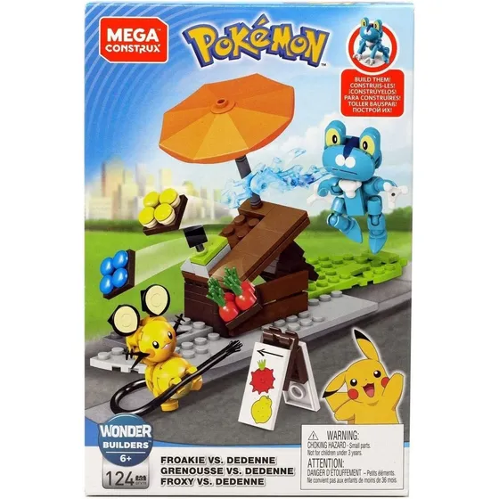 Pokémon Mega Construx Froakie Vs. Dedenne