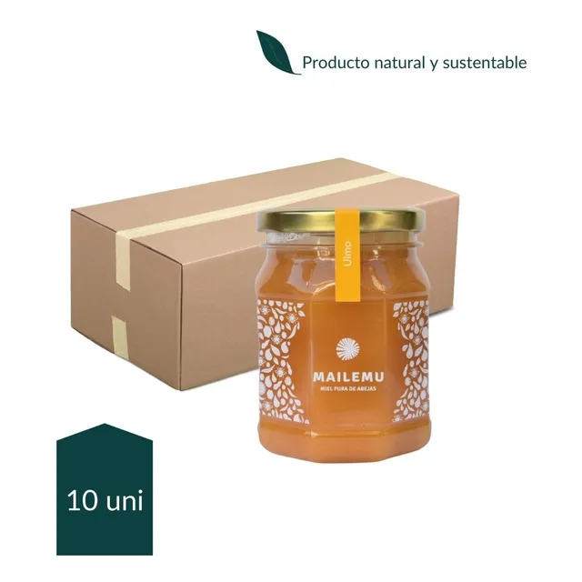 Pack 10 Un. Miel Pura De Ulmo Mailemu 500gr.