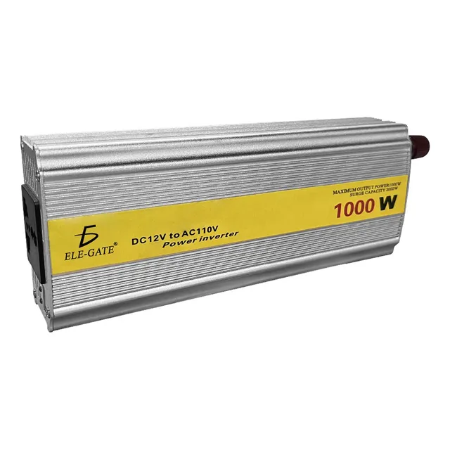 Inversor Corriente Automotriz 12v A 110v 1000w Con Usb Ele-Gate CH.60.1000W