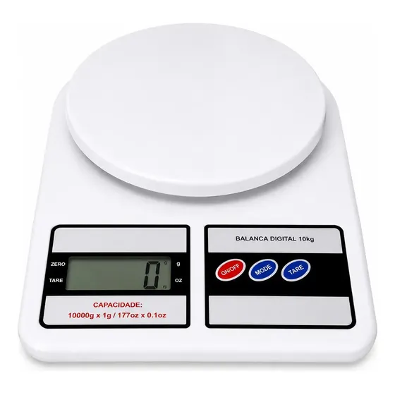 Balança digital de 10 kg Gramera em caixa branca