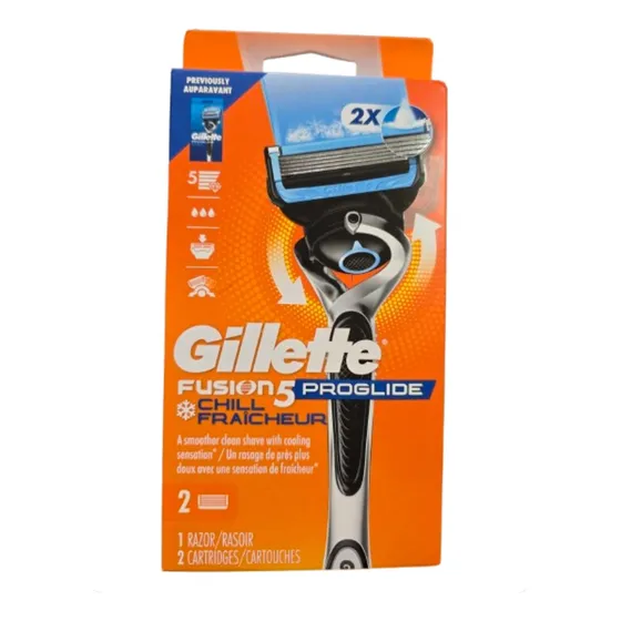 Rasurador Rastrillo Gillette Fusion 5 Proglide 2 Cartuchos