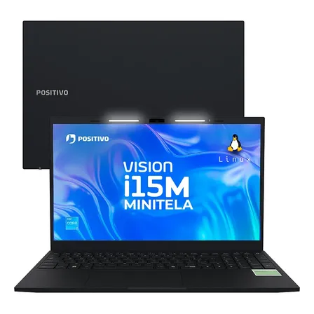 Notebook Positivo Vision i15M com Minitela, Intel Core i3, 16GB RAM e 256GB SSD