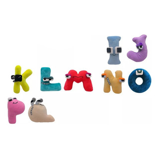 Muñeco Peluche Alphabet Lore I Jkl M N O P Q, 9 Unidades Muñeco Peluche Alphabet Lore I Jkl M N O P Q, 9 Unidades