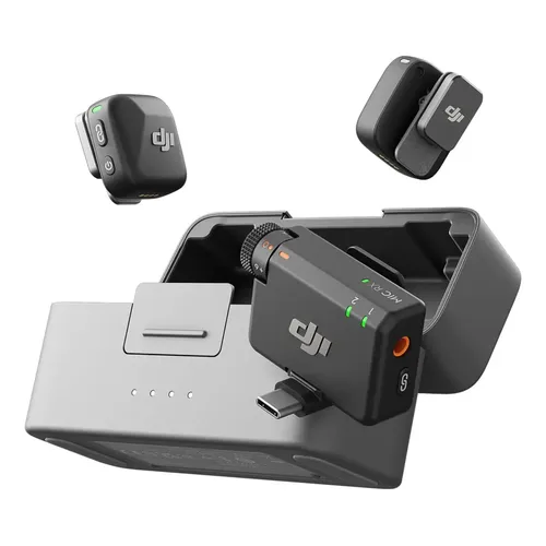 DJI Osmo Pocket3 Mic Mini2個付　ブラックホワイト Microfone sem fio DJI Mic Mini (2 Tx + 1 Rx + estojo de