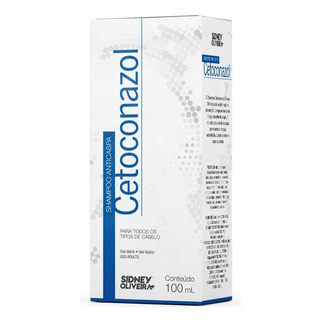 Shampoo Anticaspa Cetoconazol 100 Ml Sidney Oliveira