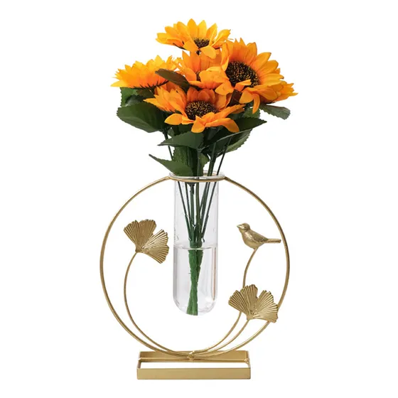 Jarrón De Vidrio Transparente Hidropónico Para Flores