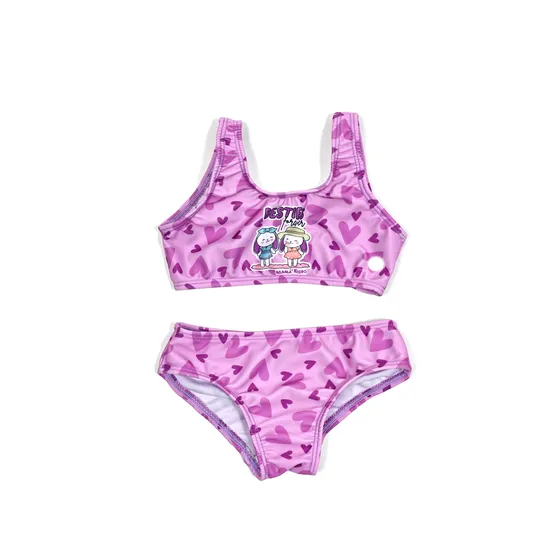 Malla | Bikini | Nena | Top Alto | Corazón | 4 Al 8 | 2275li