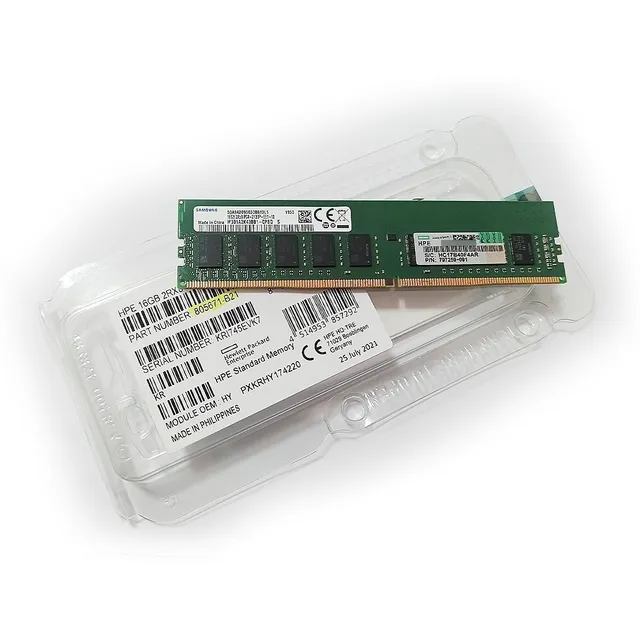 Memoria Ram Hp 16gb Ddr4 2rx8 Pc4-19200 2400mhz Unbuffered