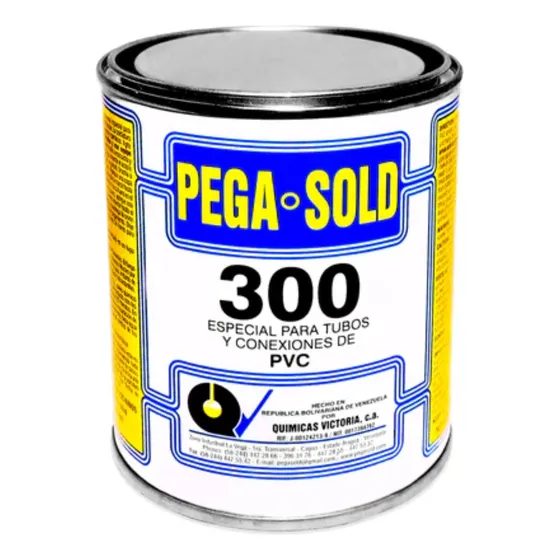 Pega 1/4 Para Pvc 300 Marca Pegasold