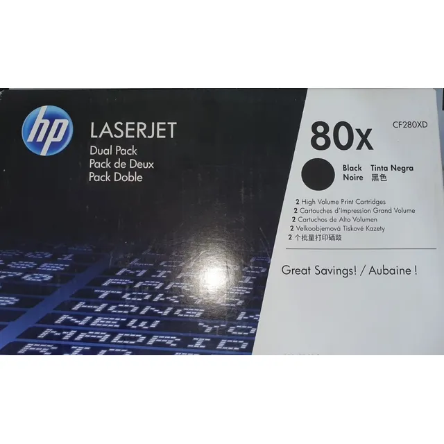Hp Doble Negro, 2x6900 Pags Cf280xd Original