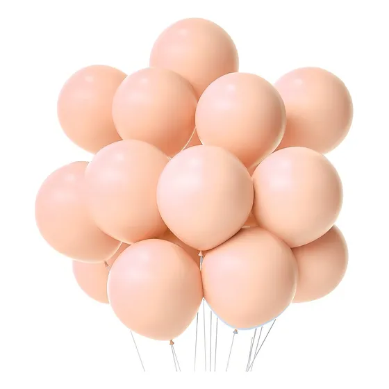 Globos Pastel Perlado X 50 De 9 Pulgadas Cotillon Color Naranja